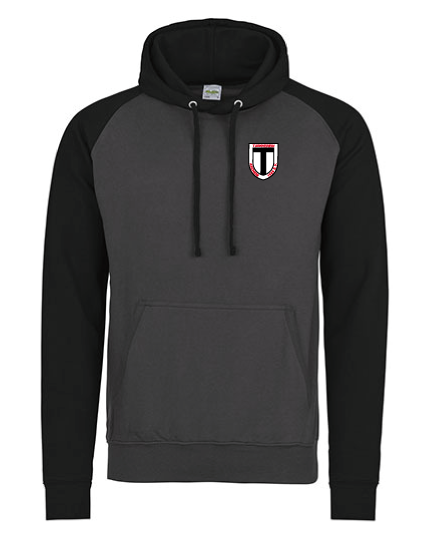 Hoodie JustHoods CHARCOAL/SCHWARZ
