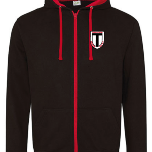 Zoodie/Kapuzenjacke Varsity JustHoods SCHWARZ