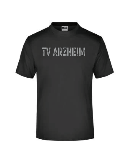 T-Shirt "FAN" James & Nicholson SCHWARZ