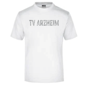 T-Shirt „FAN“ James & Nicholson WEISS