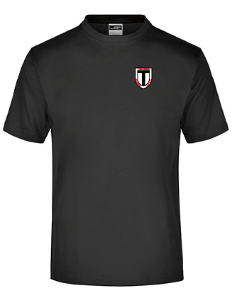 T-Shirt James & Nicholson SCHWARZ
