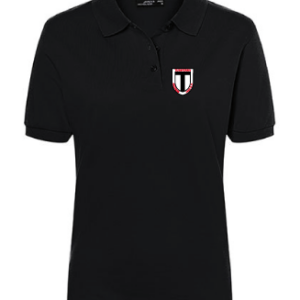 Polo-Shirt James & Nicholson Damen SCHWARZ