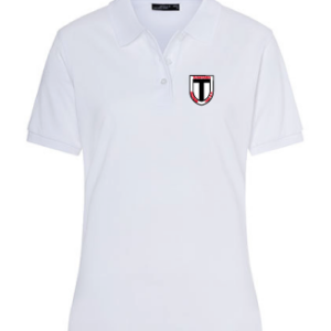 Polo-Shirt James & Nicholson Damen WEISS