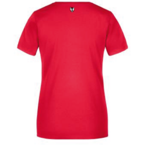 T-Shirt „FAN“ James & Nicholson Damen ROT