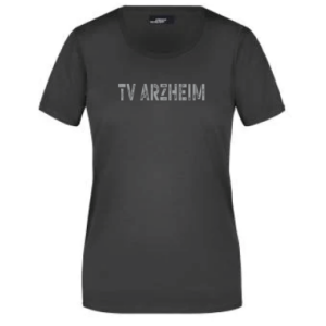 T-Shirt „FAN“ James & Nicholson Damen SCHWARZ