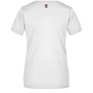 T-Shirt „FAN“ James & Nicholson Damen WEISS