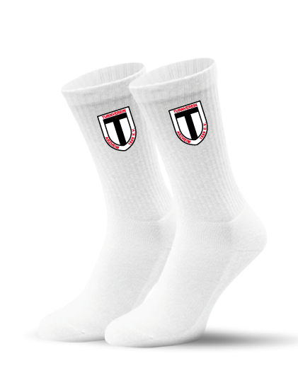 Socken WEISS ohne Kontrast