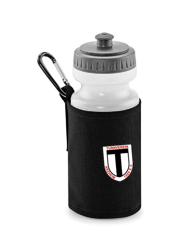 Trinkflasche mit Polyesterhalter