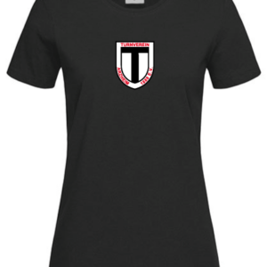 T-Shirt „Basic“ Damen SCHWARZ